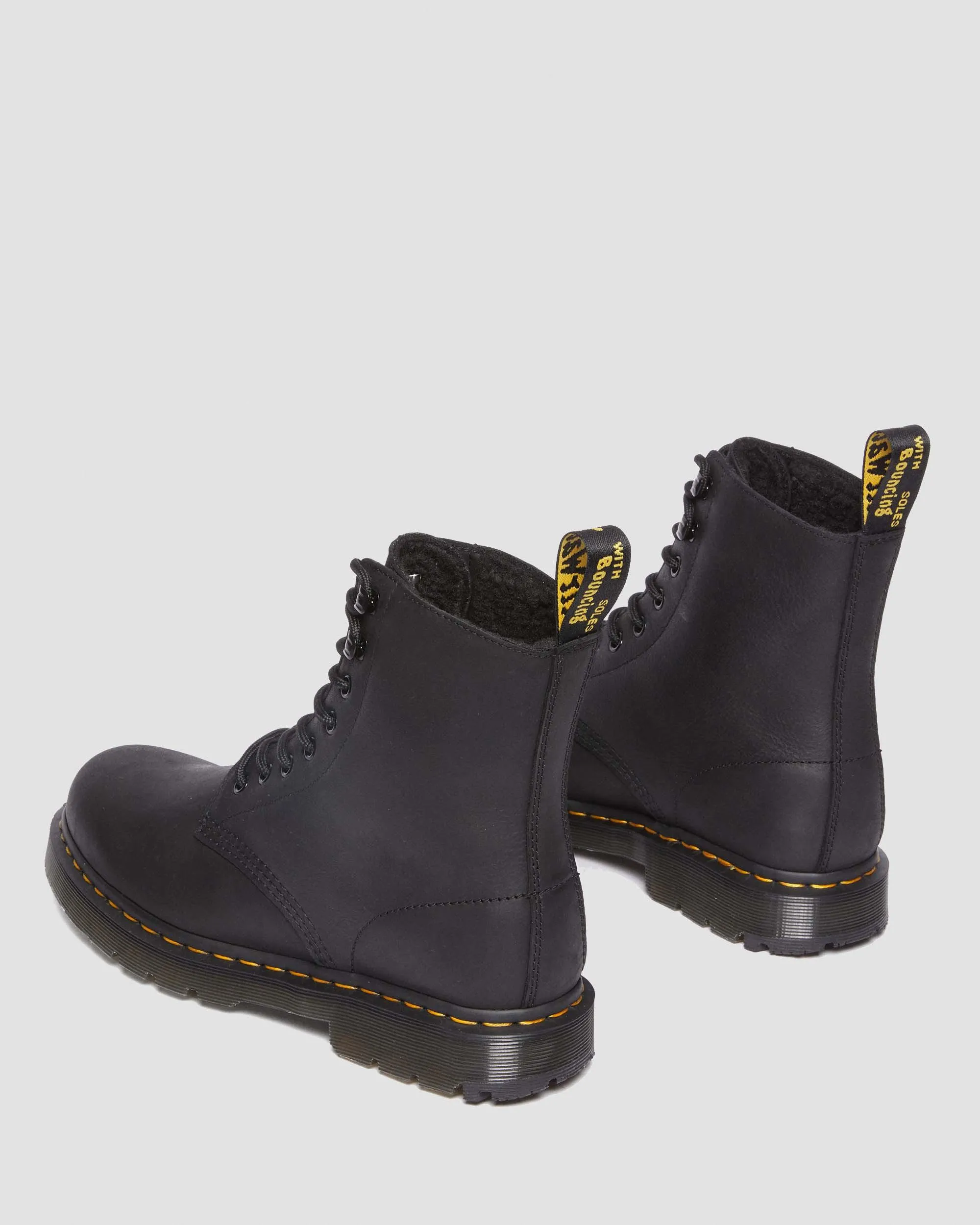 Botas 1460 Pascal de piel con forro 